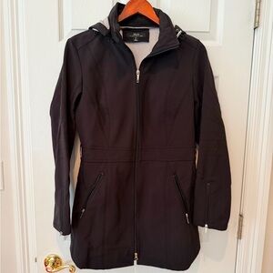 Water Resistant Black Long Jacket